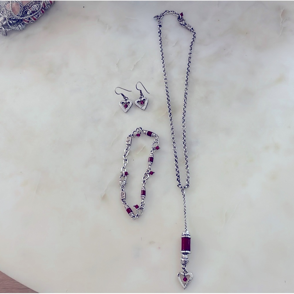Heart Brighton jewelry set